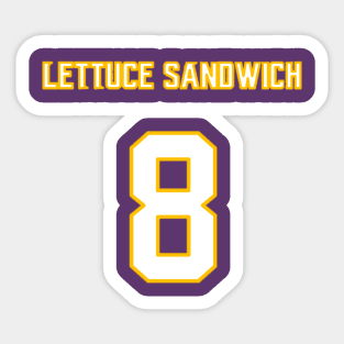 Fantasy Lettuce Sandwich Sticker